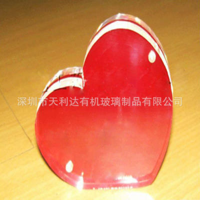 晶彩日常 創意心形有機玻璃相框，為生活增添一份柔情